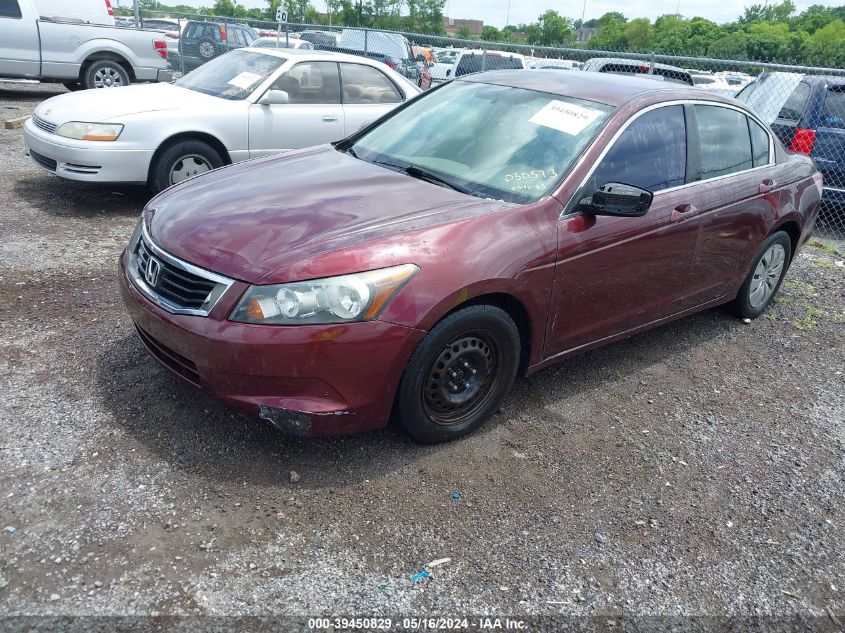 2008 Honda Accord 2.4 Lx VIN: 1HGCP26318A030573 Lot: 39450829