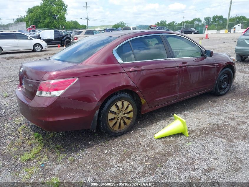 2008 Honda Accord 2.4 Lx VIN: 1HGCP26318A030573 Lot: 39450829