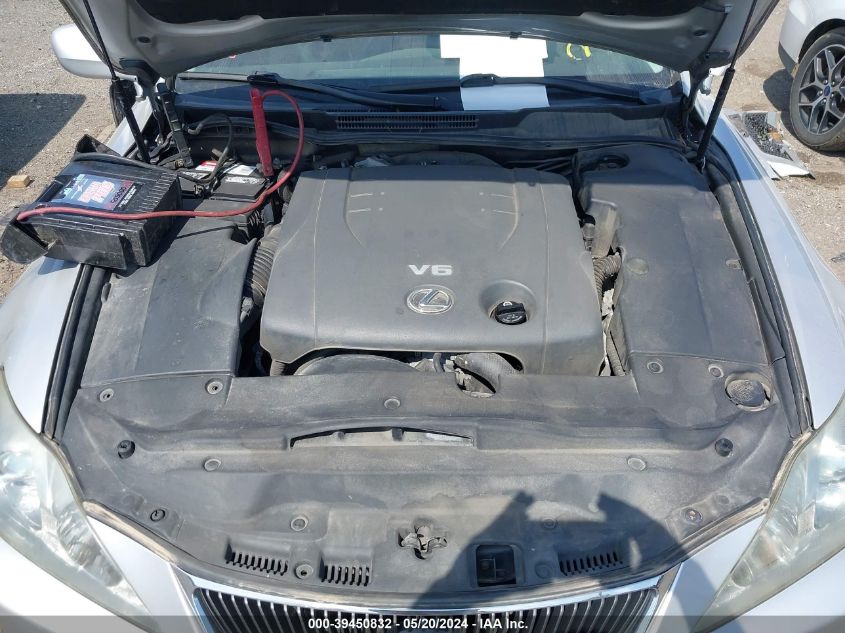 2008 Lexus Is 250 VIN: JTHCK262082027452 Lot: 39450832