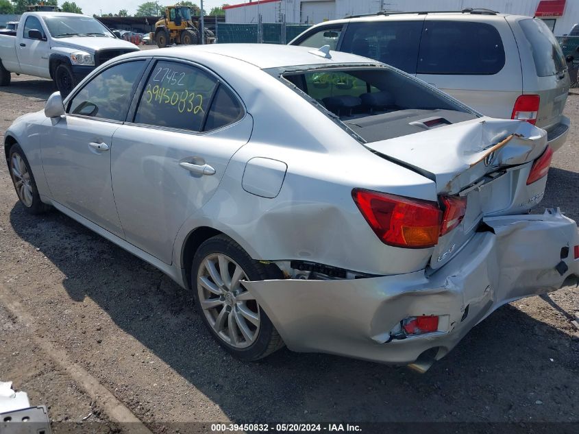 2008 Lexus Is 250 VIN: JTHCK262082027452 Lot: 39450832