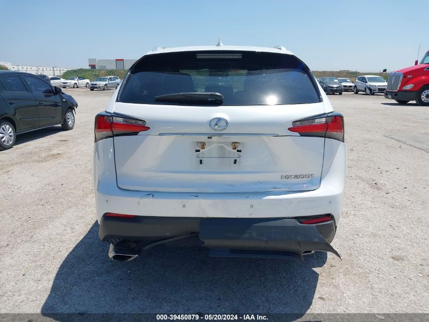 2016 Lexus Nx 200T VIN: JTJYARBZ2G2043556 Lot: 39450879