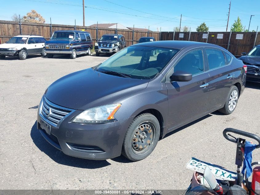 2014 Nissan Sentra Fe+ S/Fe+ Sv/S/Sl/Sr/Sv VIN: 1N4AB7APXEN855937 Lot: 39450881