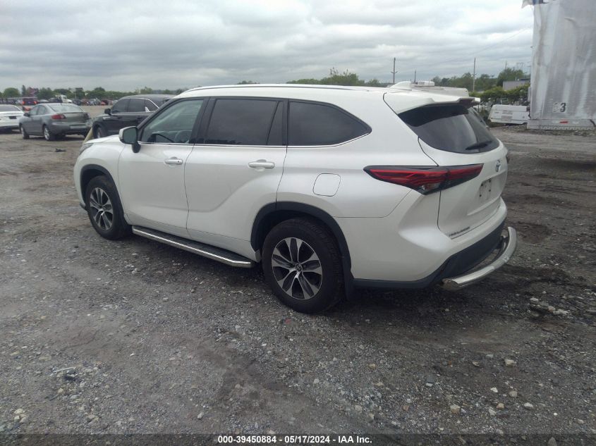 2020 Toyota Highlander Xle VIN: 5TDHZRBH7LS503459 Lot: 39450884