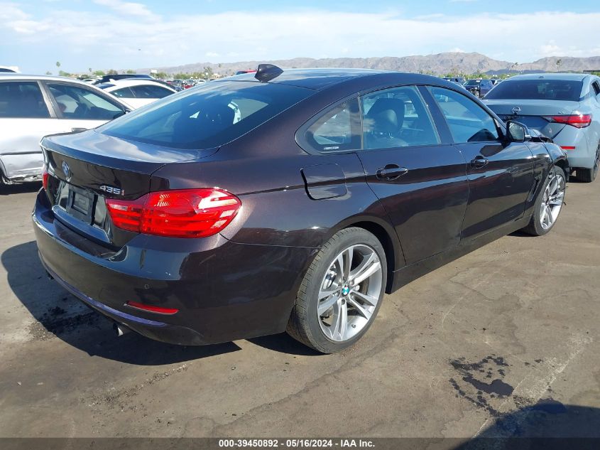 2015 BMW 435I Gran Coupe xDrive VIN: WBA4B3C58FD669796 Lot: 39450892