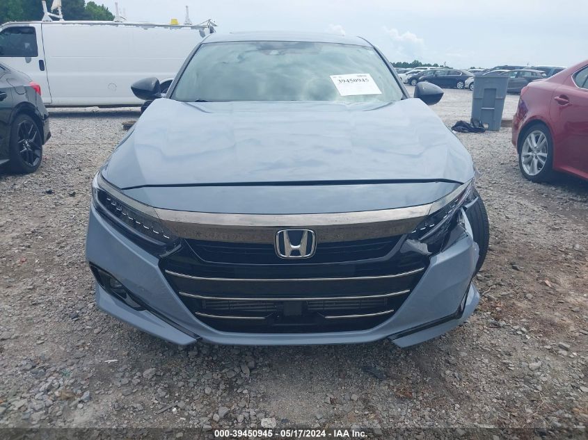 2021 Honda Accord Sport 2.0T VIN: 1HGCV2F36MA006432 Lot: 39450945