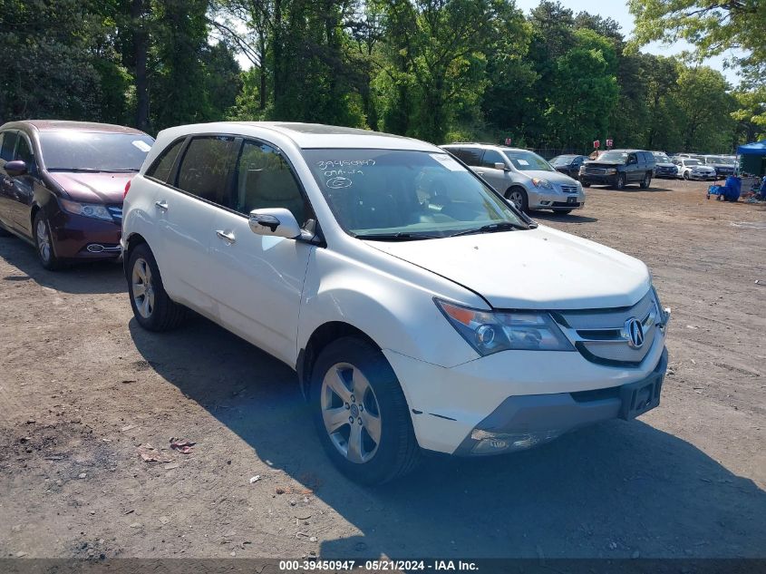 2009 Acura Mdx Sport Package VIN: 2HNYD28809H509375 Lot: 39450947