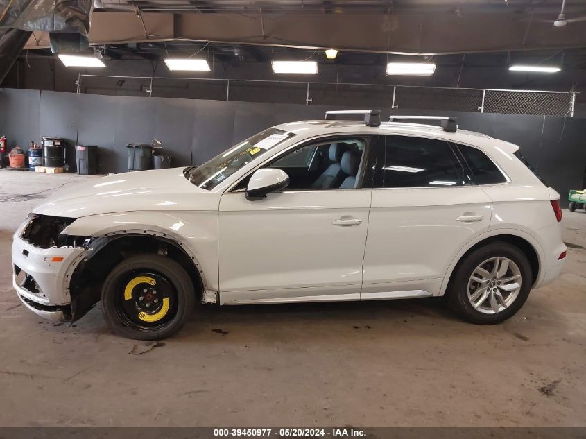 2020 Audi Q5 Premium 45 Tfsi Quattro S Tronic VIN: WA1ANAFYXL2039853 Lot: 39450977