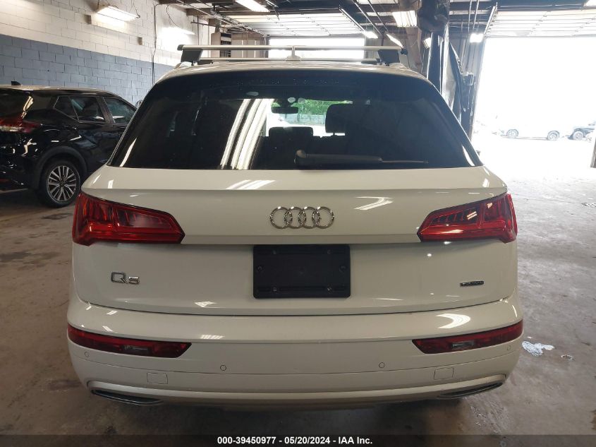 2020 Audi Q5 Premium 45 Tfsi Quattro S Tronic VIN: WA1ANAFYXL2039853 Lot: 39450977