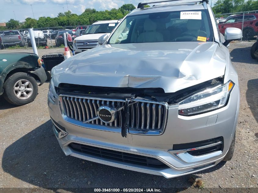 2021 Volvo Xc90 T6 Inscription 6 Passenger VIN: YV4A221L8M1761326 Lot: 39451000