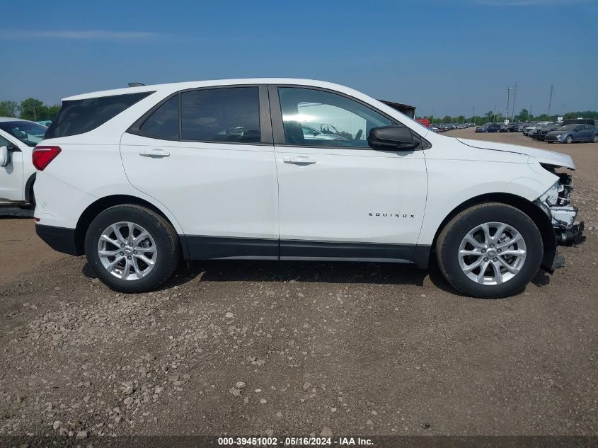 2021 Chevrolet Equinox Fwd Ls VIN: 3GNAXHEV6MS166760 Lot: 39451002