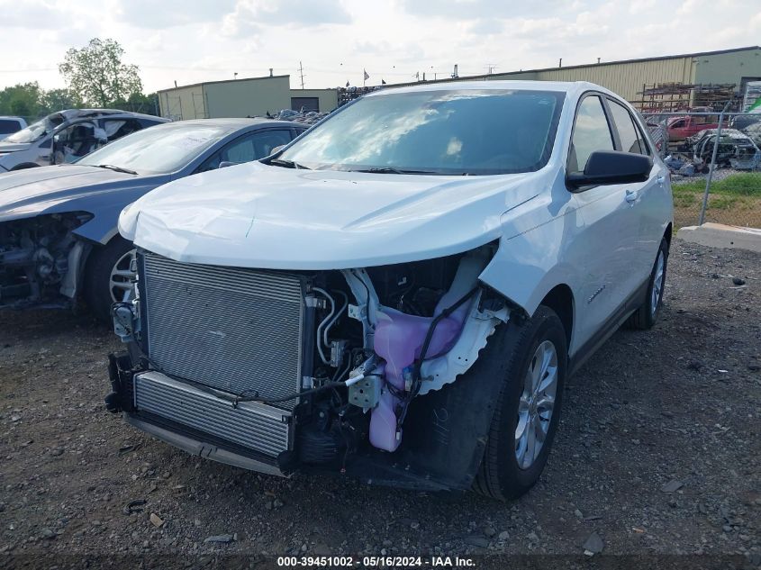 2021 Chevrolet Equinox Fwd Ls VIN: 3GNAXHEV6MS166760 Lot: 39451002