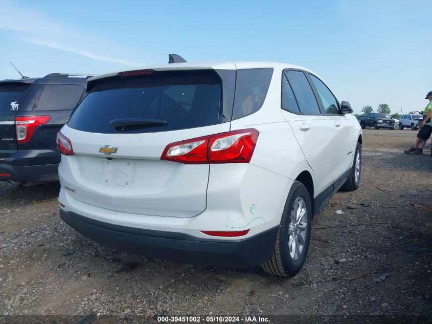 2021 Chevrolet Equinox Fwd Ls VIN: 3GNAXHEV6MS166760 Lot: 39451002