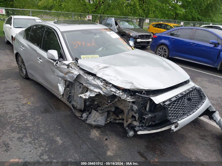 2018 Infiniti Q50 3.0T Luxe VIN: JN1EV7AR2JM442367 Lot: 39451012