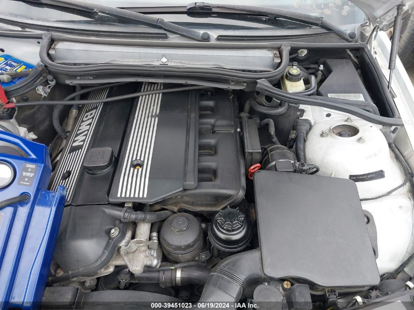 2001 BMW 330Ci VIN: WBABS53491EV88027 Lot: 39451023