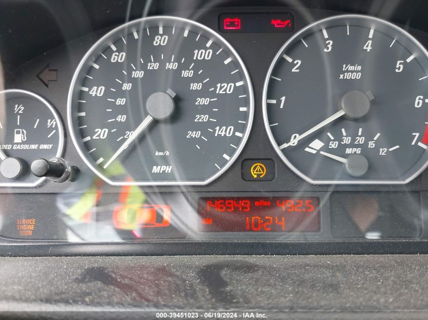 2001 BMW 330Ci VIN: WBABS53491EV88027 Lot: 39451023