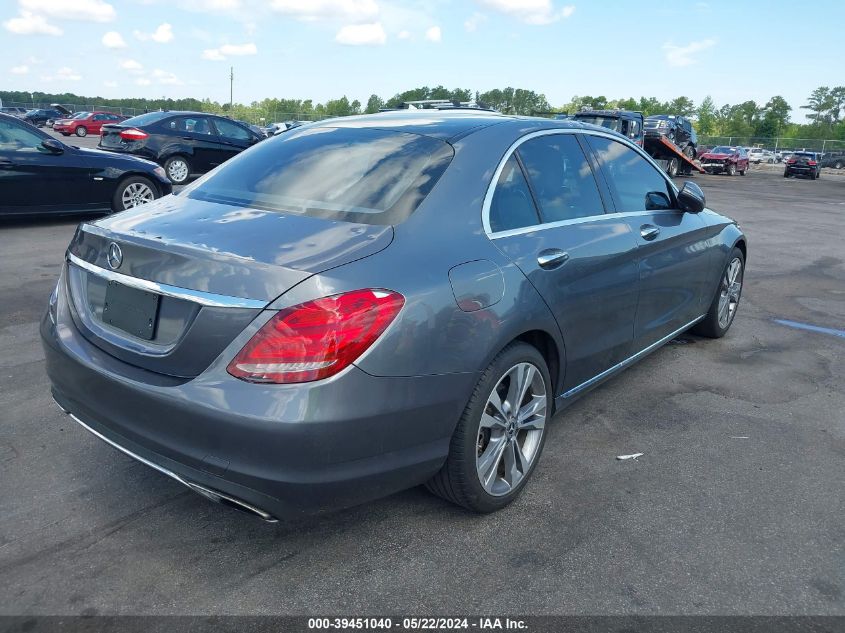 2017 Mercedes-Benz C 300 Luxury/Sport VIN: 55SWF4JB3HU220745 Lot: 39451040