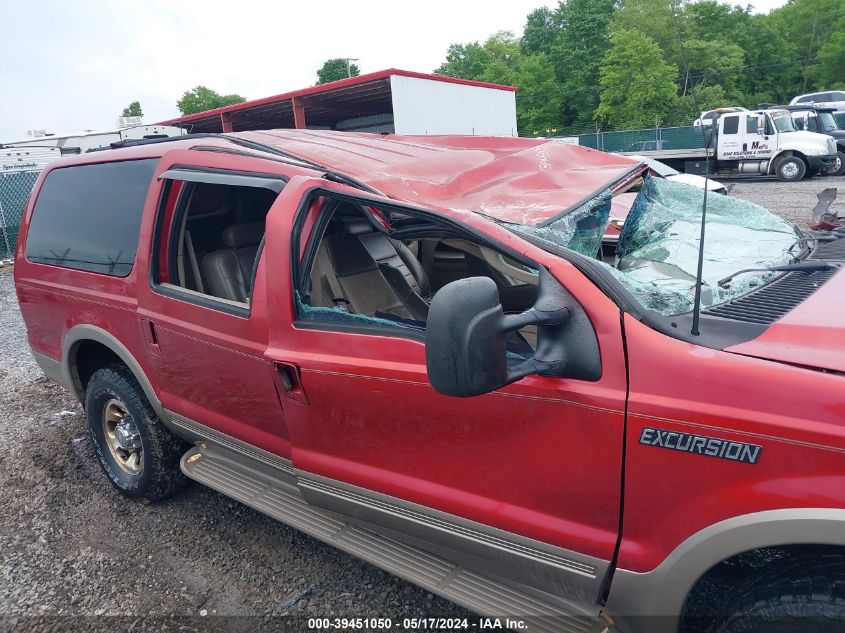 2003 Ford Excursion Eddie Bauer VIN: 1FMSU45P33EB55915 Lot: 39451050