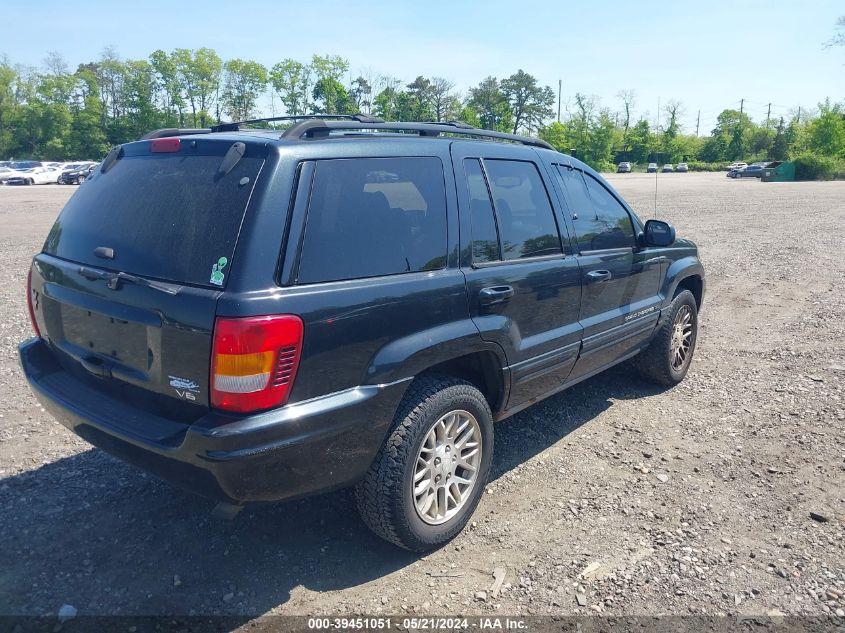 2003 Jeep Grand Cherokee Limited VIN: 1J4GW58N33C584501 Lot: 39451051