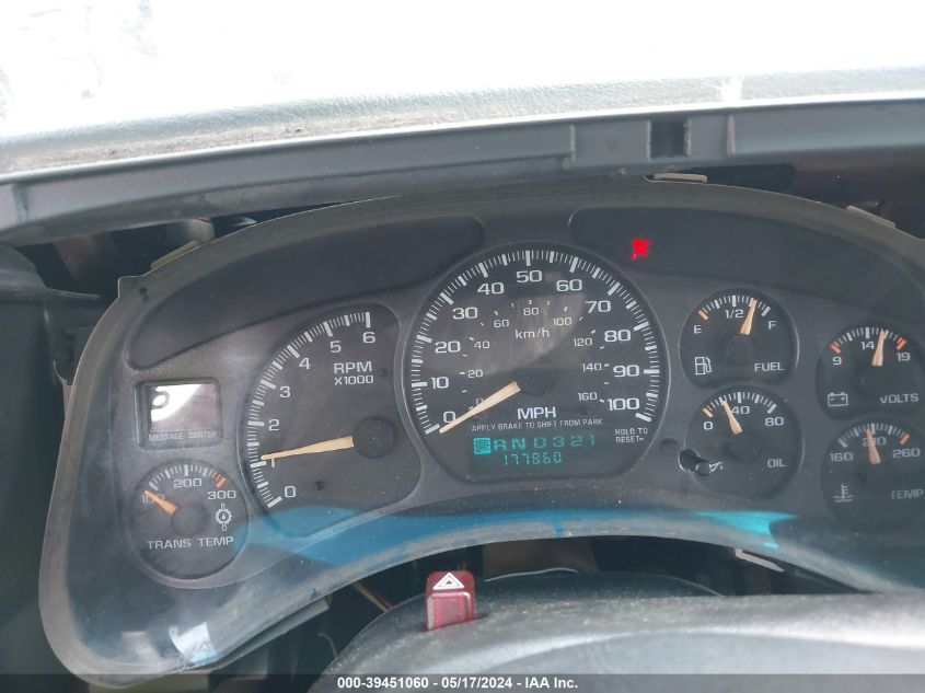 2002 Chevrolet Silverado 2500Hd Ls VIN: 1GCHK29U72E179271 Lot: 39451060