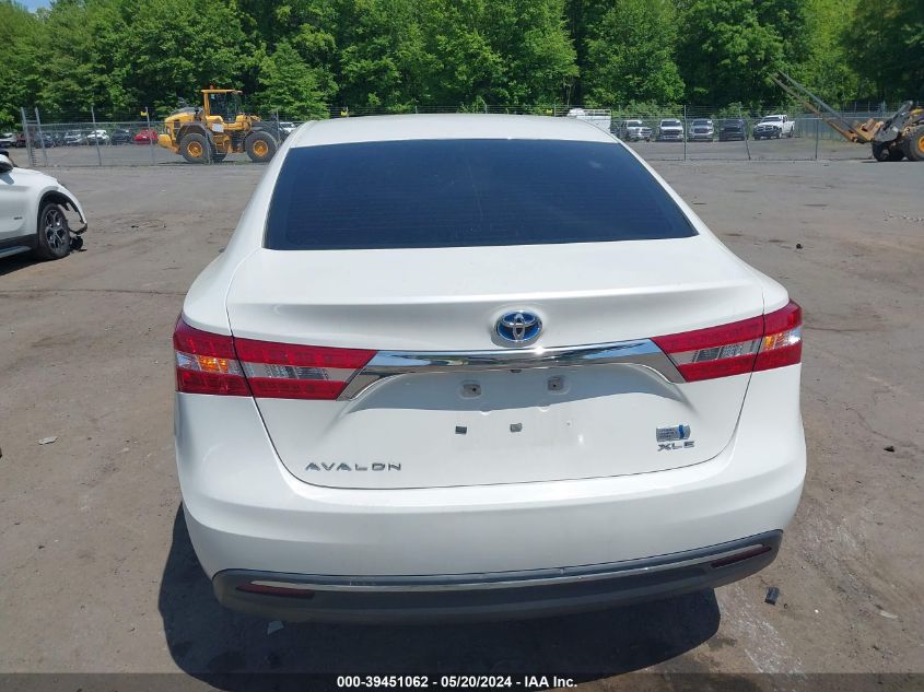 2013 Toyota Avalon Hybrid Xle Premium VIN: 4T1BD1EB3DU011033 Lot: 39451062