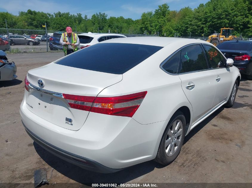 2013 Toyota Avalon Hybrid Xle Premium VIN: 4T1BD1EB3DU011033 Lot: 39451062