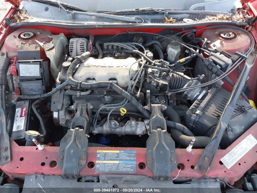 2005 Chevrolet Monte Carlo Ls VIN: 2G1WW12E959188787 Lot: 39451072