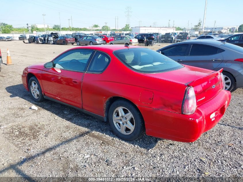 2005 Chevrolet Monte Carlo Ls VIN: 2G1WW12E959188787 Lot: 39451072