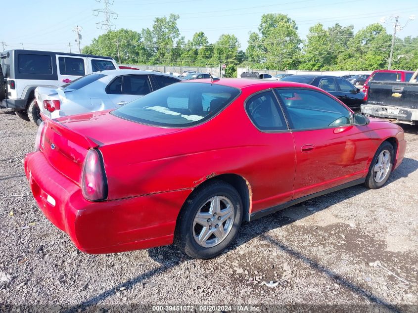 2005 Chevrolet Monte Carlo Ls VIN: 2G1WW12E959188787 Lot: 39451072