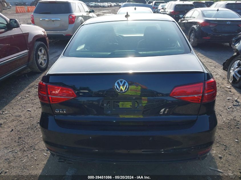 2017 Volkswagen Jetta Gli VIN: 3VW4T7AJ3HM286201 Lot: 39451086