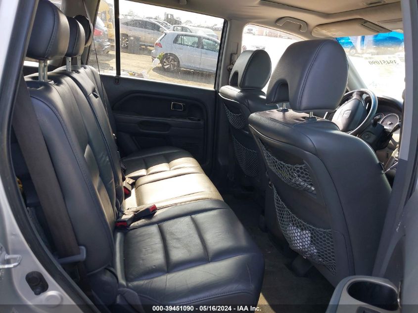 2007 Honda Pilot Ex-L VIN: 5FNYF28597B041039 Lot: 39451090