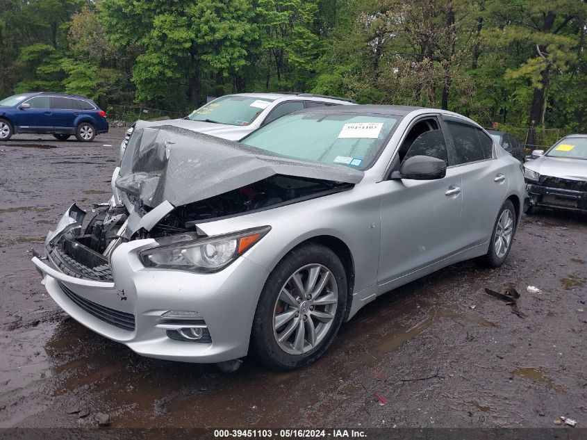 2015 Infiniti Q50 Premium VIN: JN1BV7AR8FM407570 Lot: 39451103