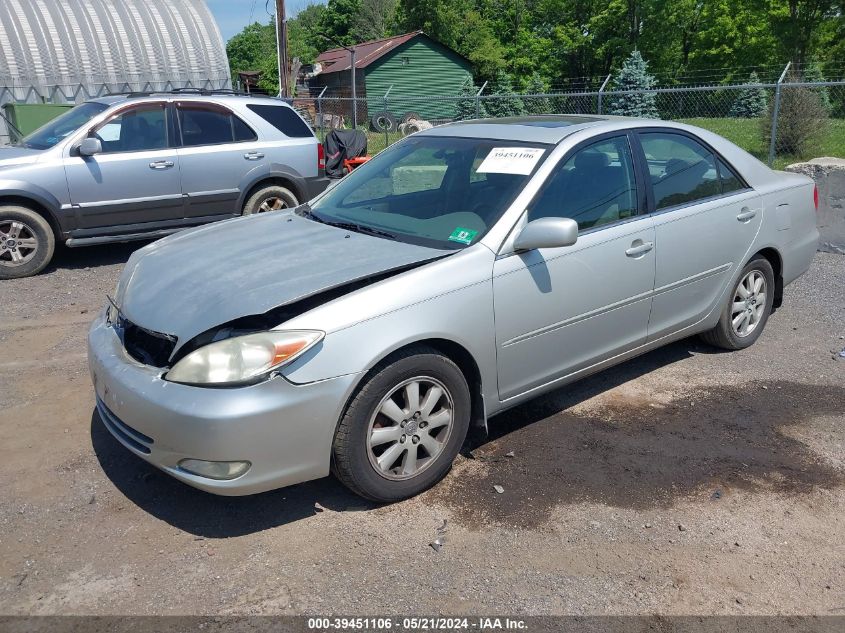 2003 Toyota Camry Xle VIN: 4T1BE30K33U232713 Lot: 39451106