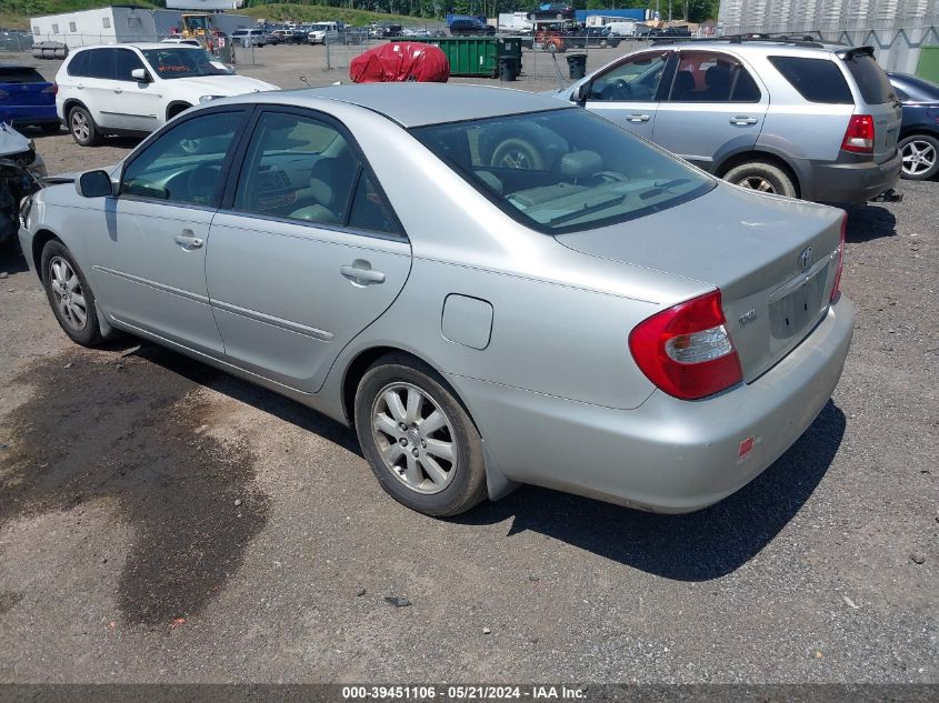 2003 Toyota Camry Xle VIN: 4T1BE30K33U232713 Lot: 39451106