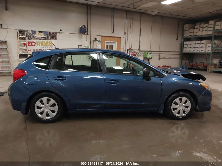 2012 Subaru Impreza 2.0I VIN: JF1GPAA69CH213527 Lot: 39451117