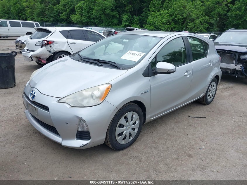 2012 Toyota Prius C VIN: JTDKDTB31C1520731 Lot: 39451119