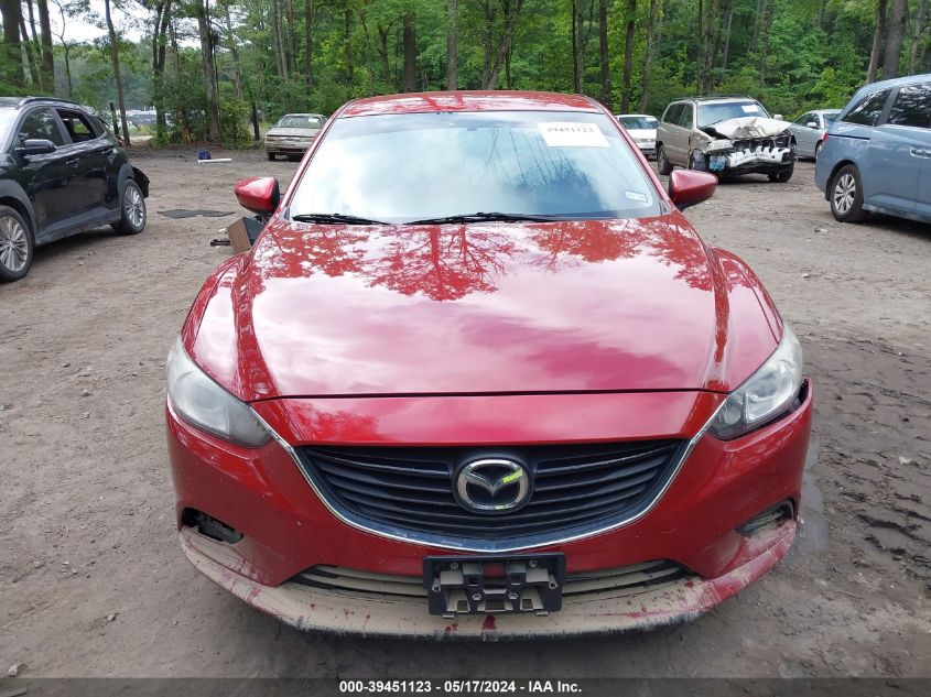 2014 Mazda Mazda6 I Touring VIN: JM1GJ1V63E1143895 Lot: 39451123