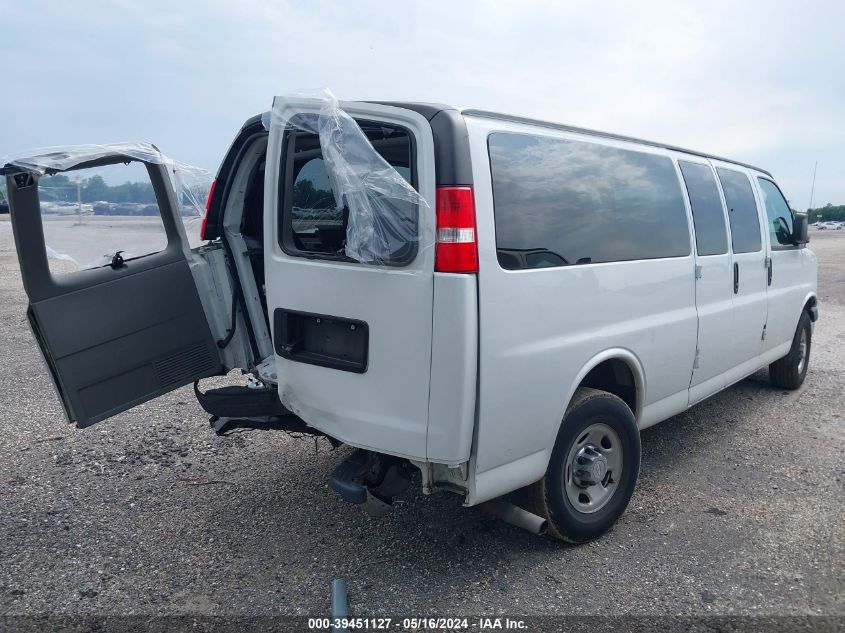 2020 Chevrolet Express Passenger Rwd 3500 Extended Wheelbase Lt VIN: 1GAZGPFG5L1150547 Lot: 39451127