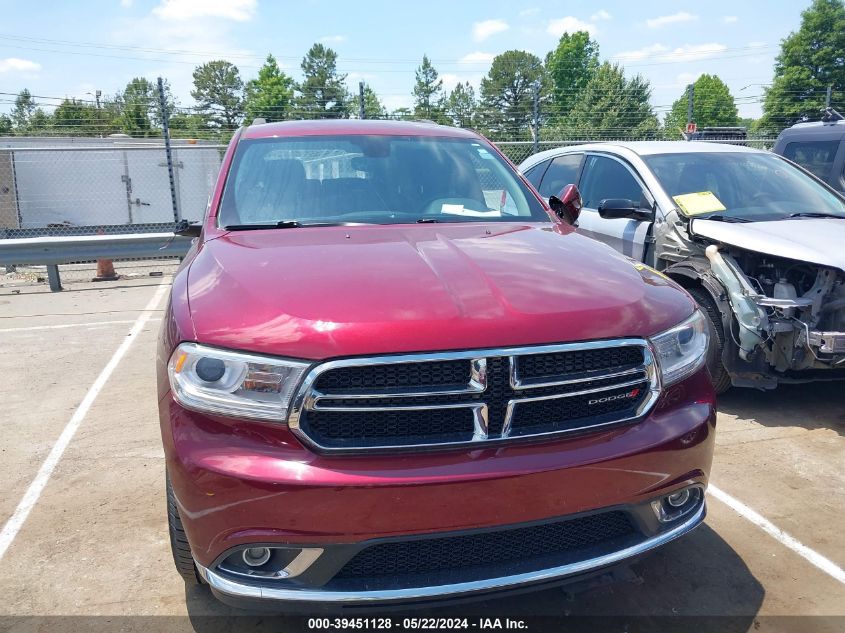 2017 Dodge Durango Sxt Rwd VIN: 1C4RDHAG4HC748444 Lot: 39451128