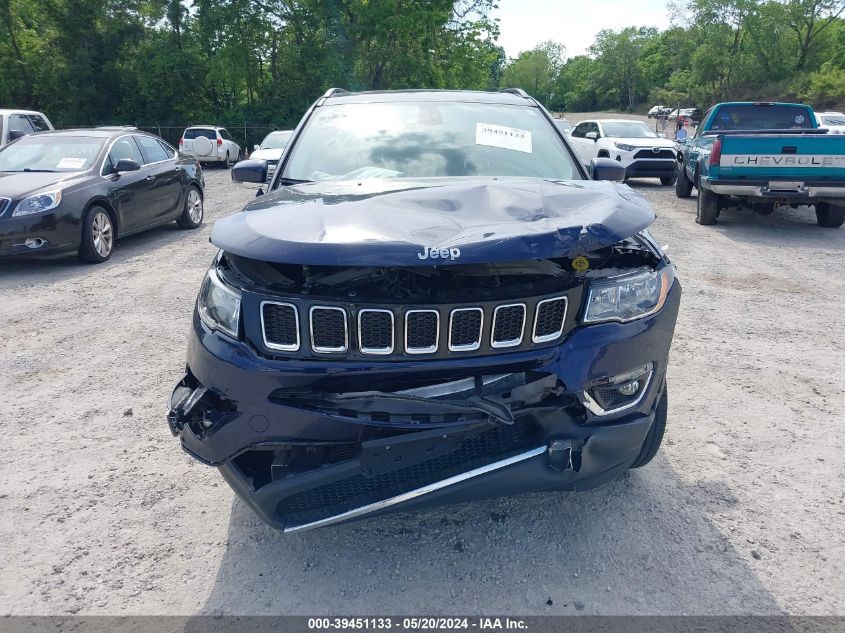 2018 Jeep Compass Limited 4X4 VIN: 3C4NJDCB0JT245120 Lot: 39451133