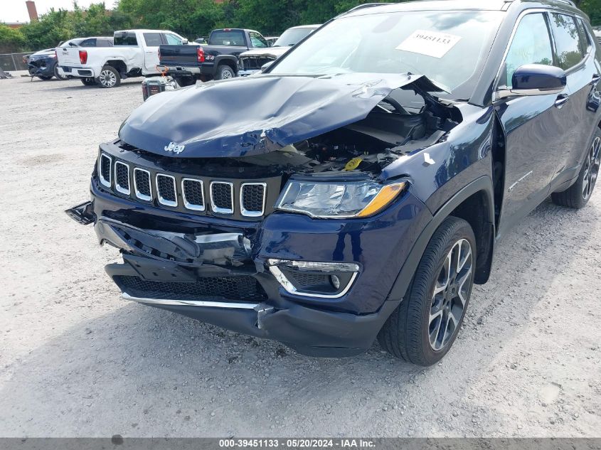 2018 Jeep Compass Limited 4X4 VIN: 3C4NJDCB0JT245120 Lot: 39451133