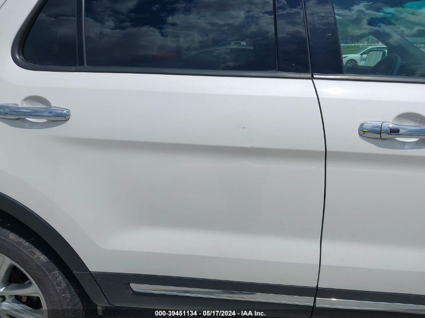 2016 Ford Explorer Limited VIN: 1FM5K7F88GGA70350 Lot: 39451134