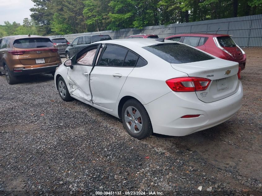 2016 Chevrolet Cruze Ls Auto VIN: 1G1BC5SMXG7295020 Lot: 39451137