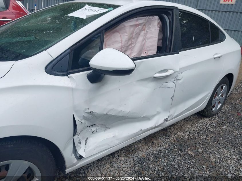 2016 CHEVROLET CRUZE LS - 1G1BC5SMXG7295020