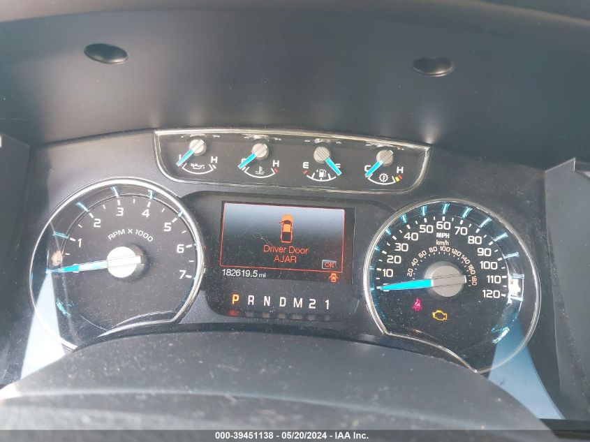 2013 Ford F-150 Lariat VIN: 1FTFW1EF9DFC19456 Lot: 39451138