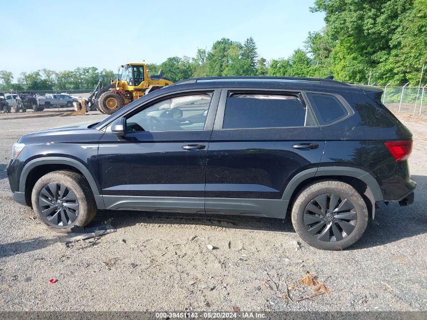 2022 Volkswagen Taos 1.5T S VIN: 3VVMX7B21NM013785 Lot: 39451143