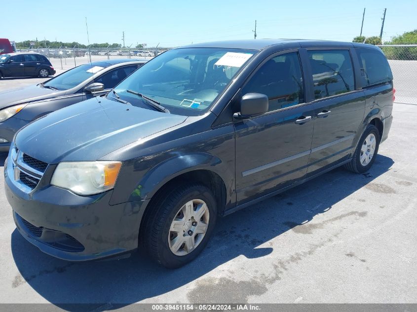 2012 Dodge Grand Caravan Se/Avp VIN: 2C4RDGBG9CR182290 Lot: 39451154