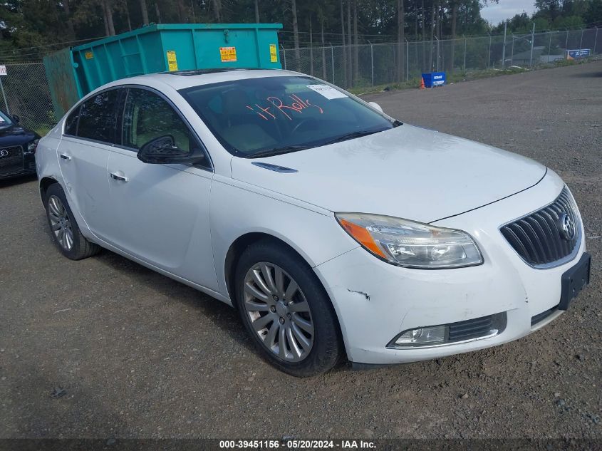 2012 Buick Regal Premium 1 VIN: 2G4GS5EK2C9192821 Lot: 39451156