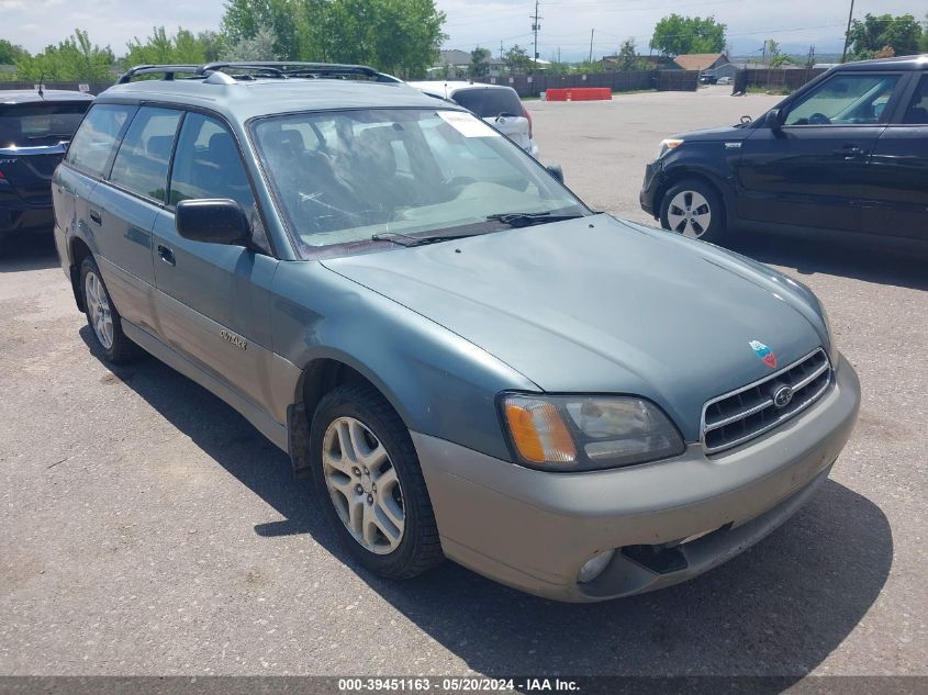 2001 Subaru Outback VIN: 4S3BH675516610741 Lot: 39451163