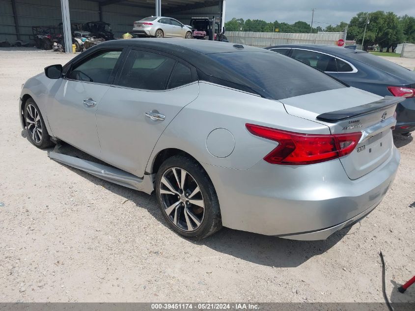 2016 Nissan Maxima 3.5S/Sv/Sl/Sr/Plat VIN: 1N4AA6AP2GC396057 Lot: 39451174