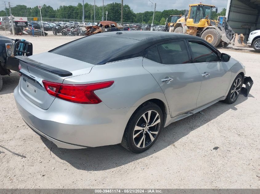 2016 Nissan Maxima 3.5S/Sv/Sl/Sr/Plat VIN: 1N4AA6AP2GC396057 Lot: 39451174